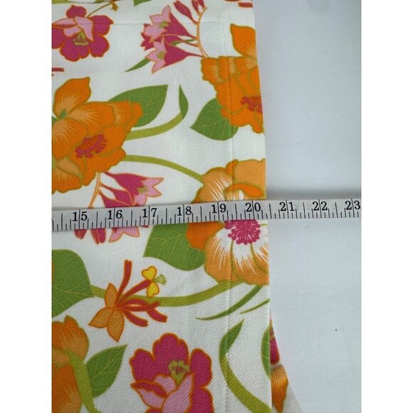 Lands' End Hawaiian Floral Skort Women's 3X Summer Beach Vacation Multicolor EUC - Picture 5 of 9